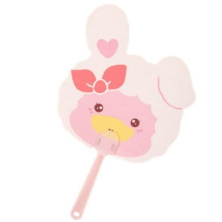 동물모양 부채 토끼 휴대용 귀여운 캐릭터 손부채 선물