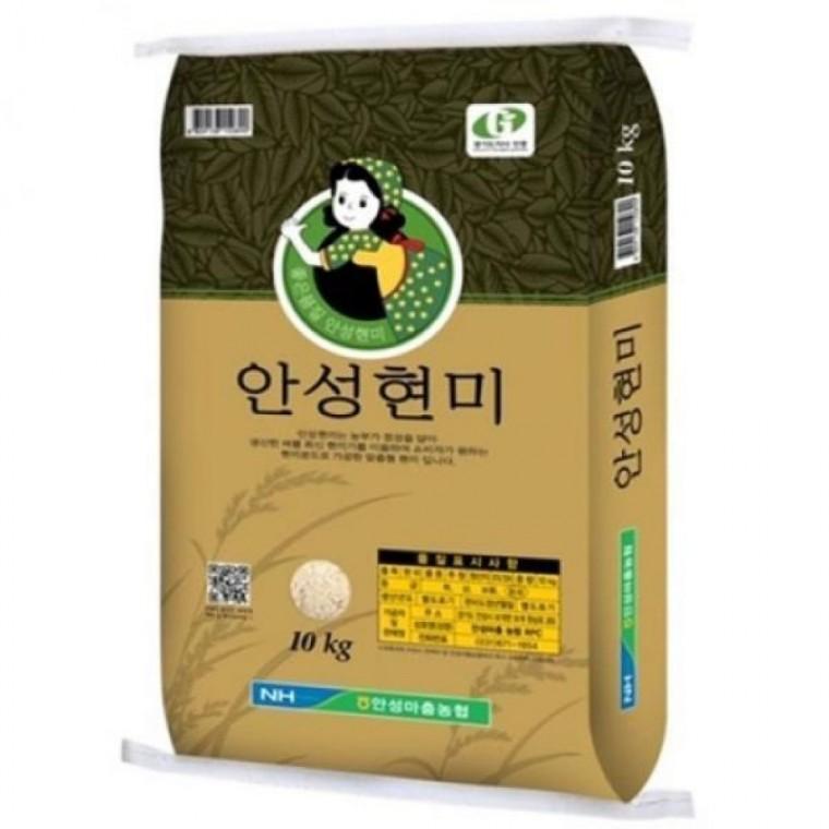 10kg 현미쌀 안성마춤농협 안성현미 참드림 25년햅쌀 경기미 찰진쌀