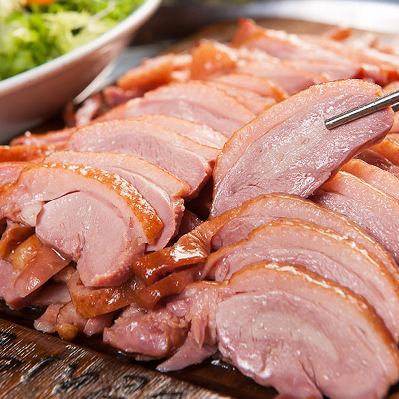 [새담] 흑마늘 오리훈제 슬라이스 200g 3팩 (+머스타드소스 증정)