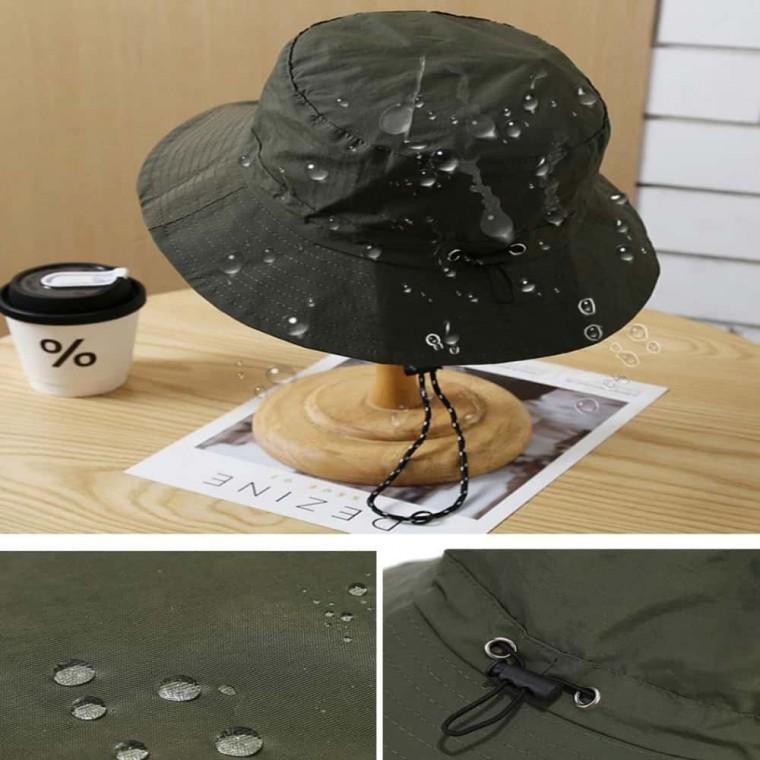 남성여름모자 단체등산모자 남자등산모자 휴대용 버킷햇 2p