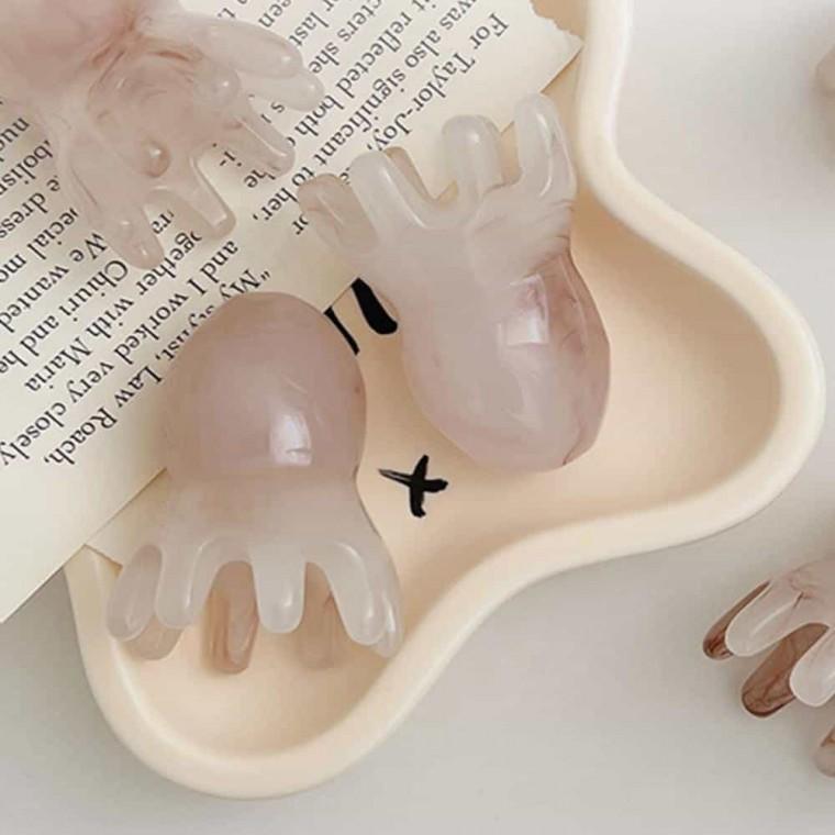 휴대용마사지 괄사기 근막이완마사지 두피 괄사 승모근 문어 지압기 머리 마사지기 꾹꾹이