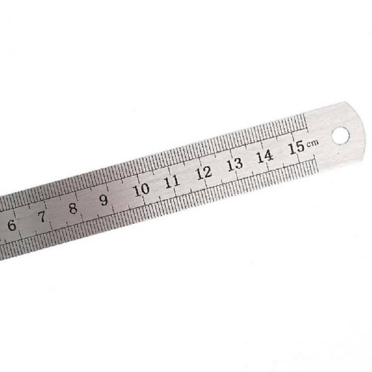 혜명몰 쇠자 15cm 휴대용자 알루미늄 설계자 철직자 미니