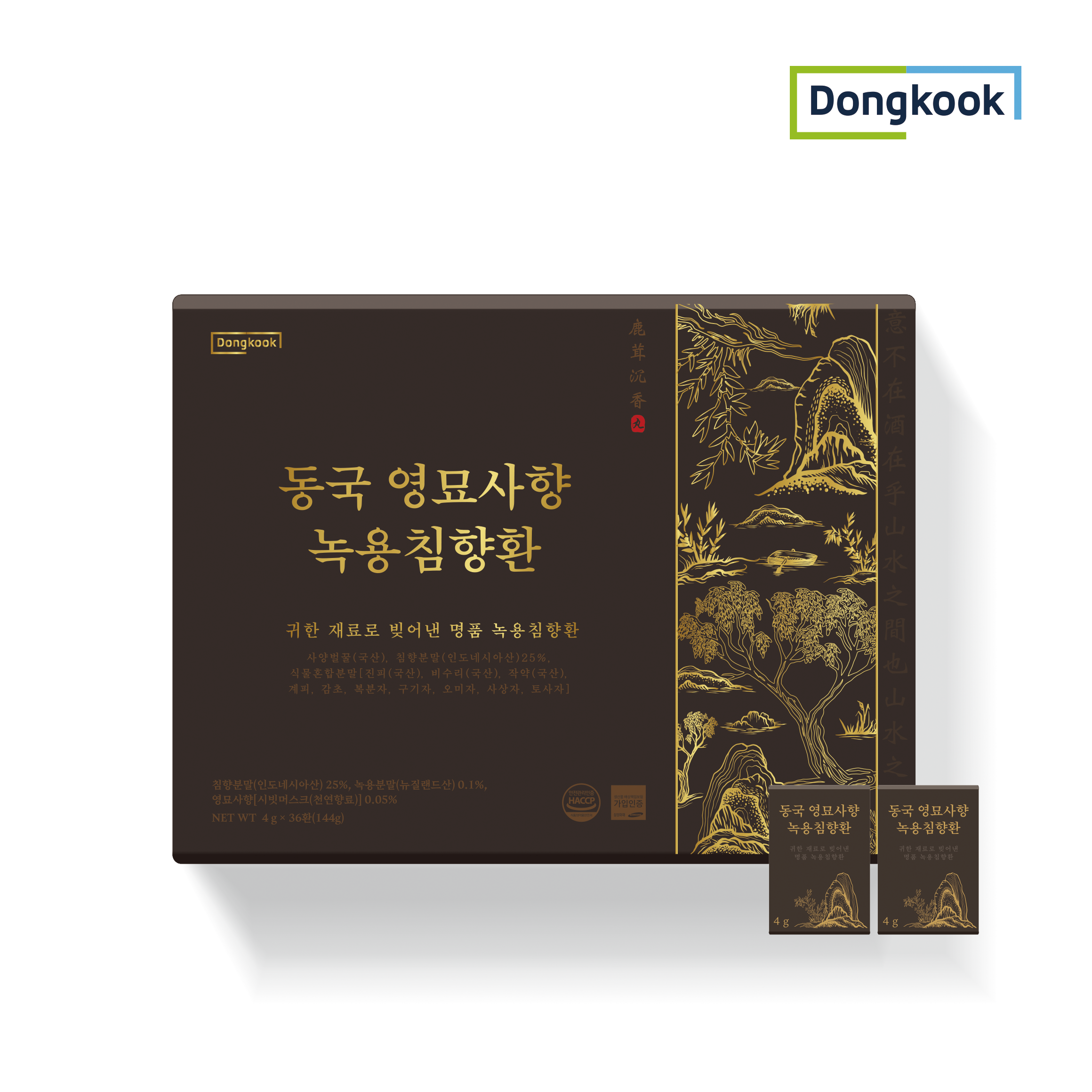 [동국] 영묘사향 녹용침향환 4g*36환 (소비기한: 2026.11.02)