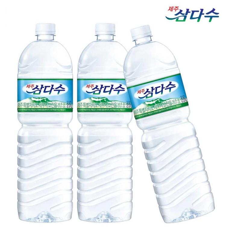 제주 삼다수 2L X 6개 암반수/생수/식수/지하수/먹는샘물/물/음료/삼다수2리터/2리터