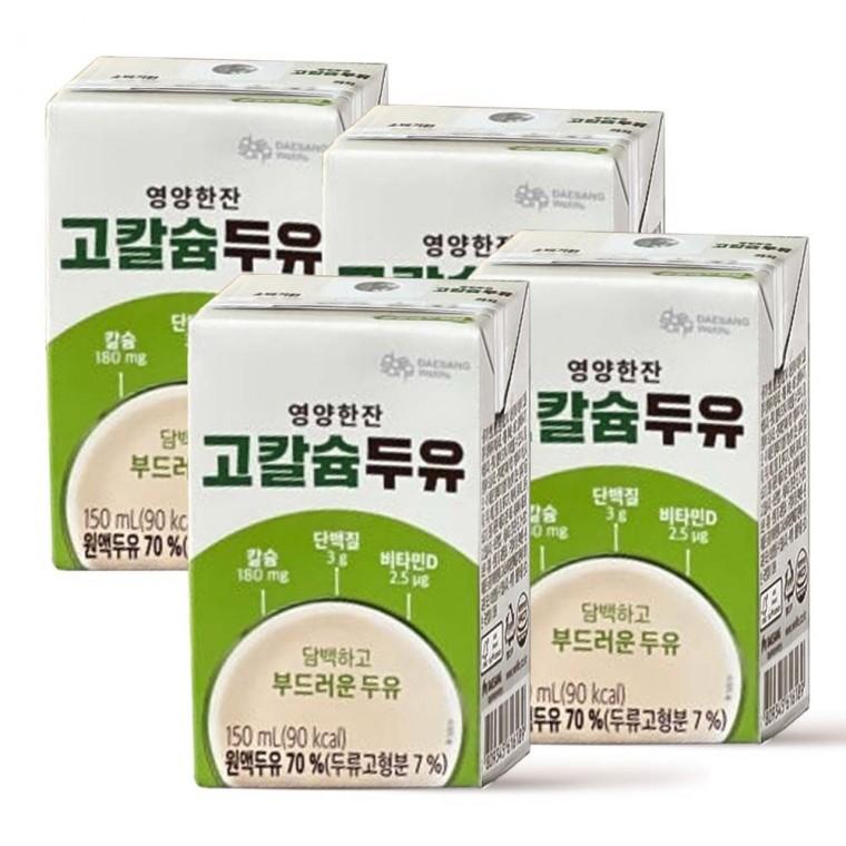 뉴케어 영양 한잔 고칼슘 두유 150ml 24팩