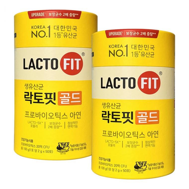 락토핏 골드 2g x 50포 2통