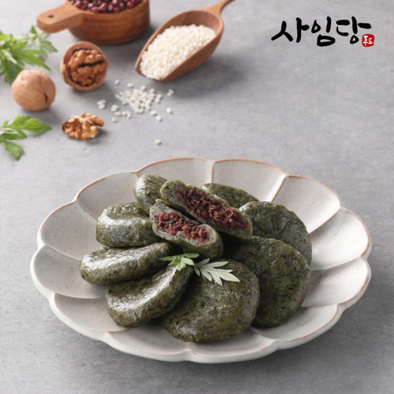 [사임당] 참쑥 밥알찹쌀떡500g(50g x 10개)