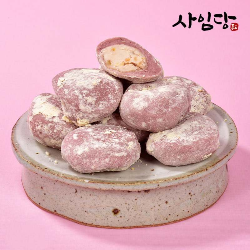 [사임당] 궁중떡 복분자 두텁떡 400g(40g x 10개)