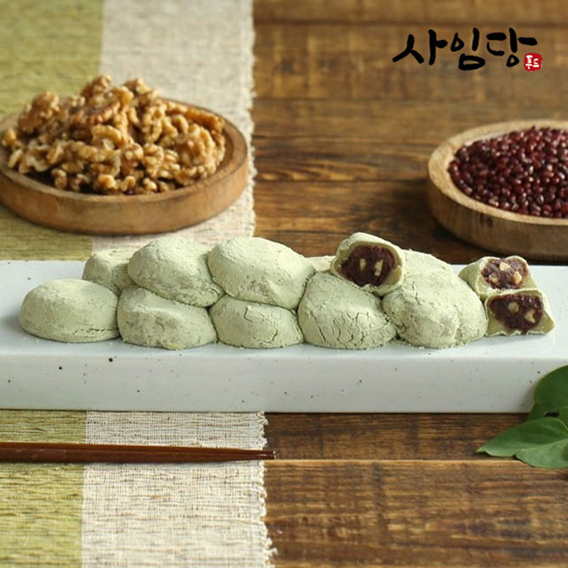 [사임당] 녹차호두 찹쌀떡 400g(40g x 10개)