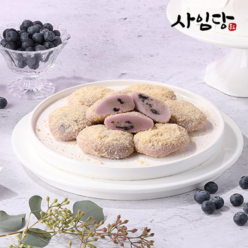 [사임당] 블루베리 생크림케익 찹쌀떡 240g(40g x 6개)