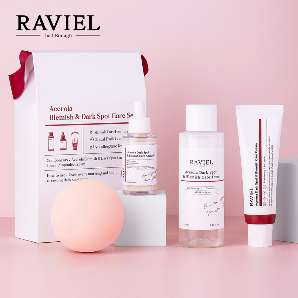 [라비엘] 아세로라 3종 세트 + 선물 쇼핑백(크림50ml+앰플30ml+토너150ml)