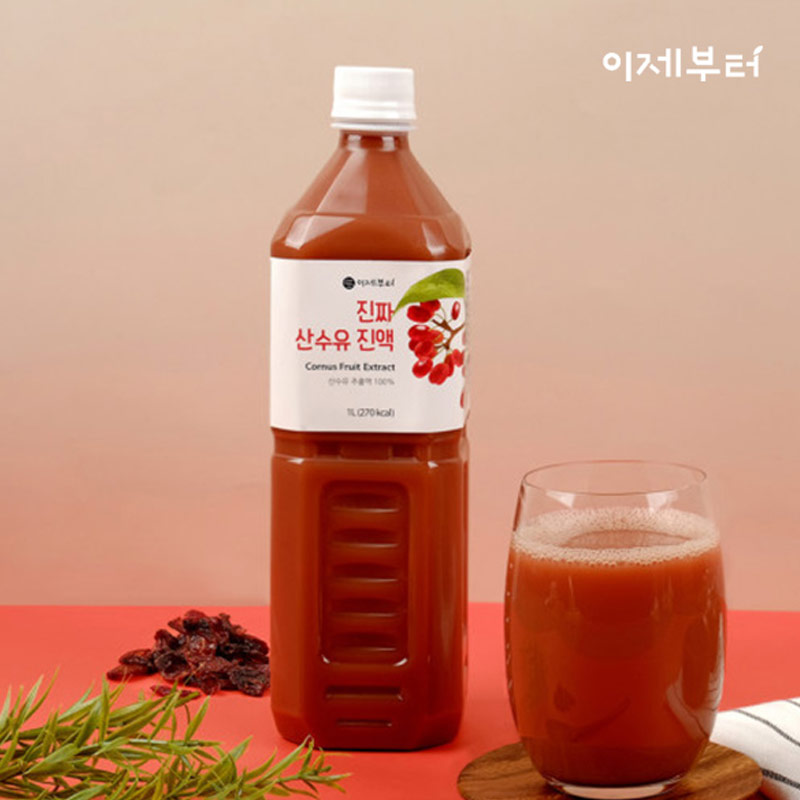 [이제부터] 설탕없는 진짜 산수유 진액 1L x 1병 외