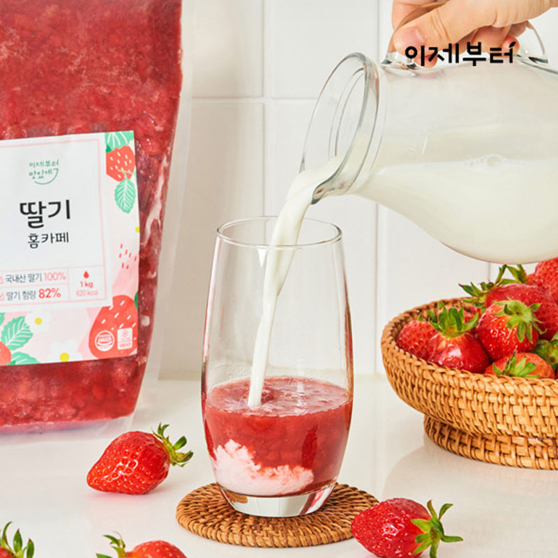 [이제부터] 맛있게 딸기 홈카페 1kg x 1팩 외