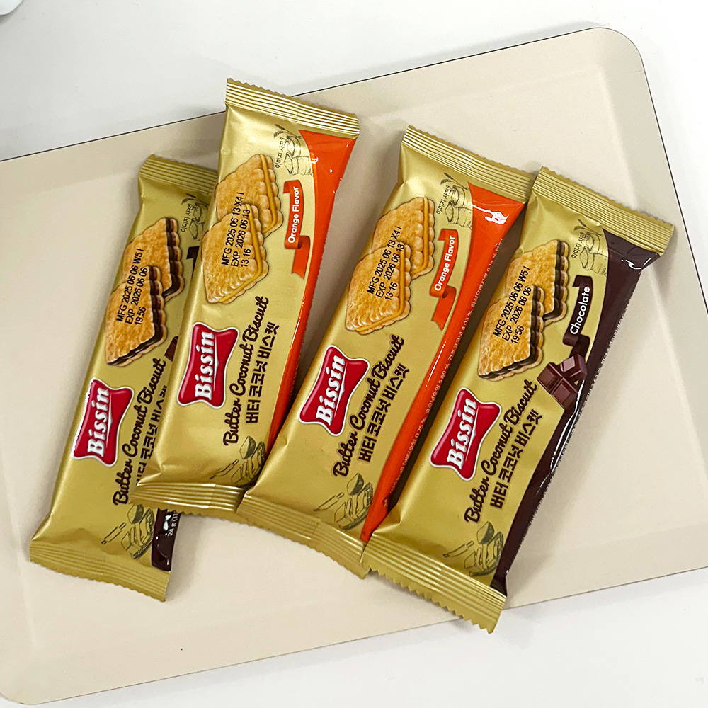 버터 코코넛 비스켓 초콜릿(24g x 12개) + 오렌지(24g x 12개)