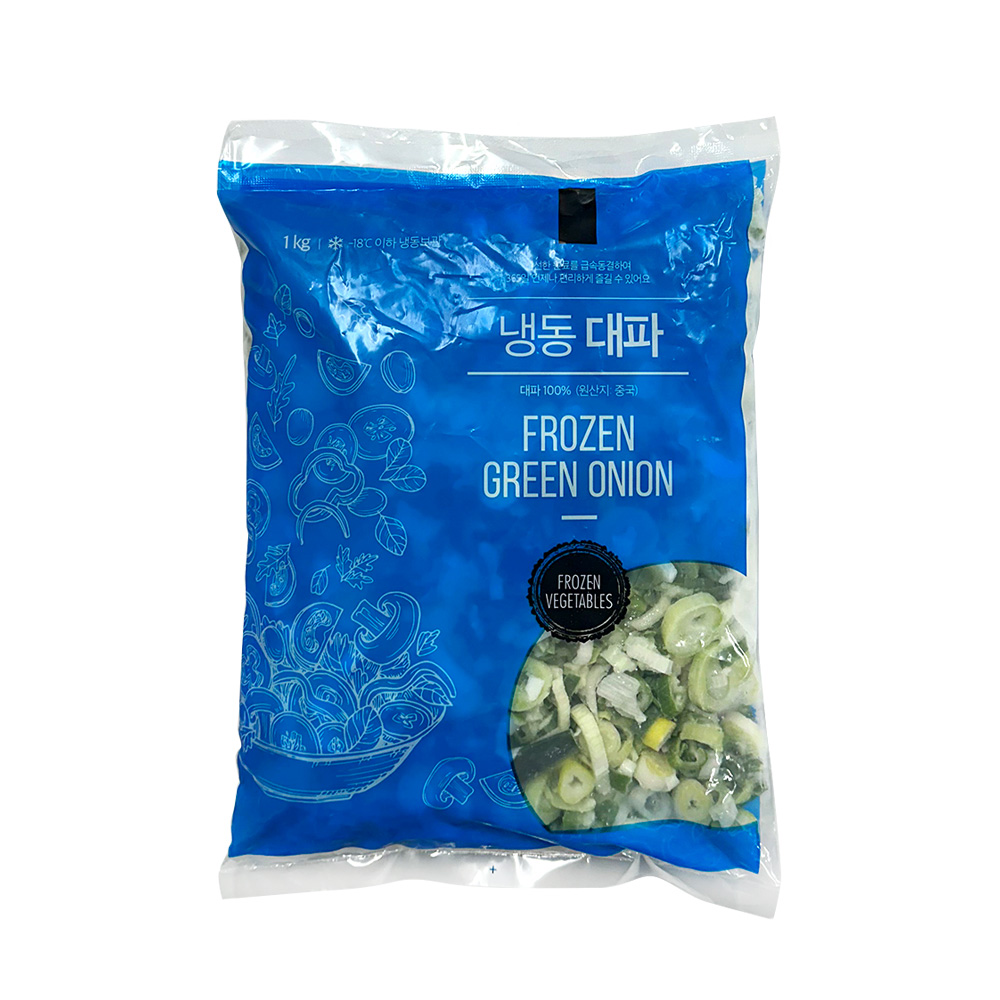 냉동 대파 슬라이스 1kg