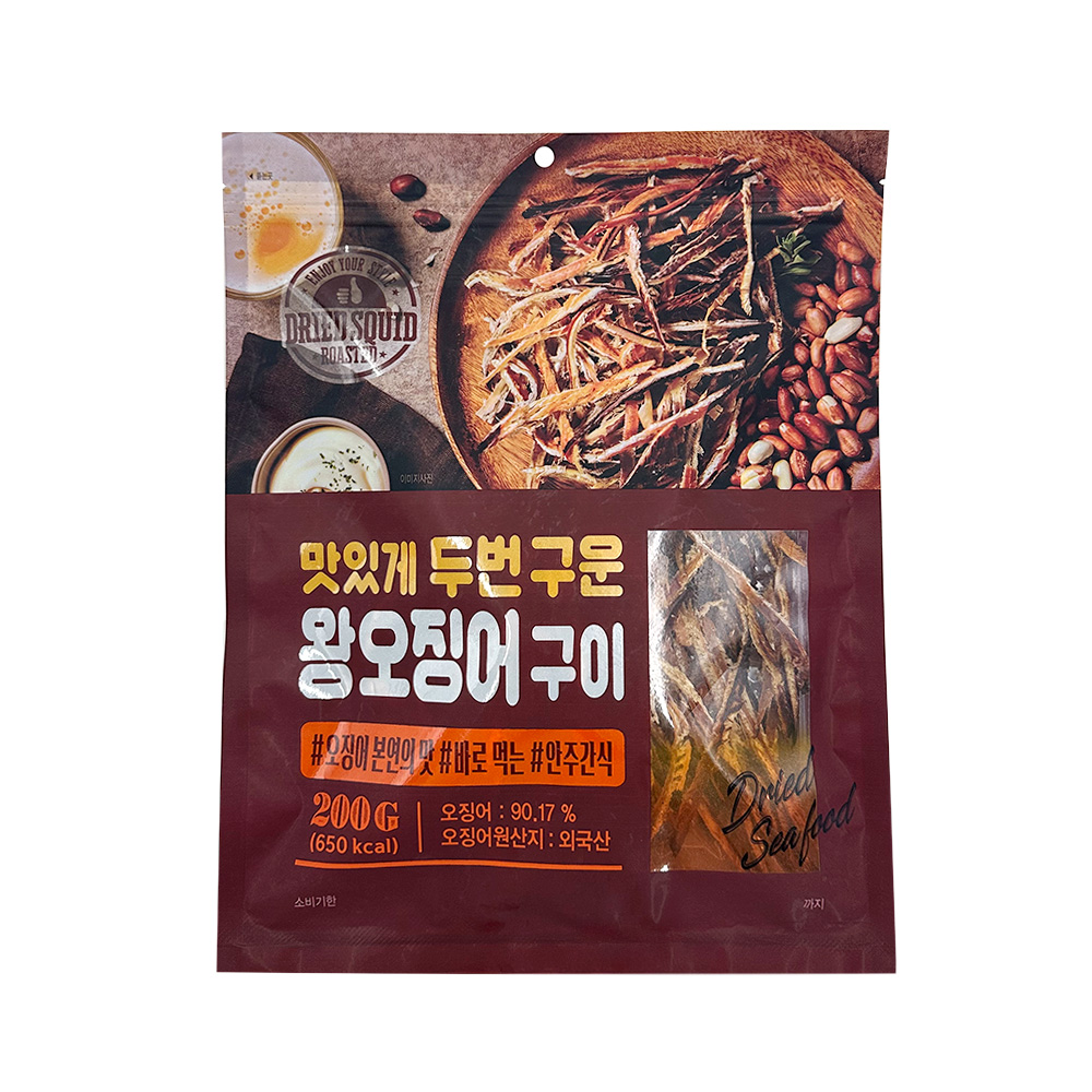 맛있게 두번구운 왕오징어구이 200g