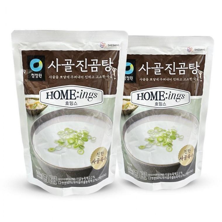 청정원 진하고 고소한 사골 진 곰탕 500g 2개