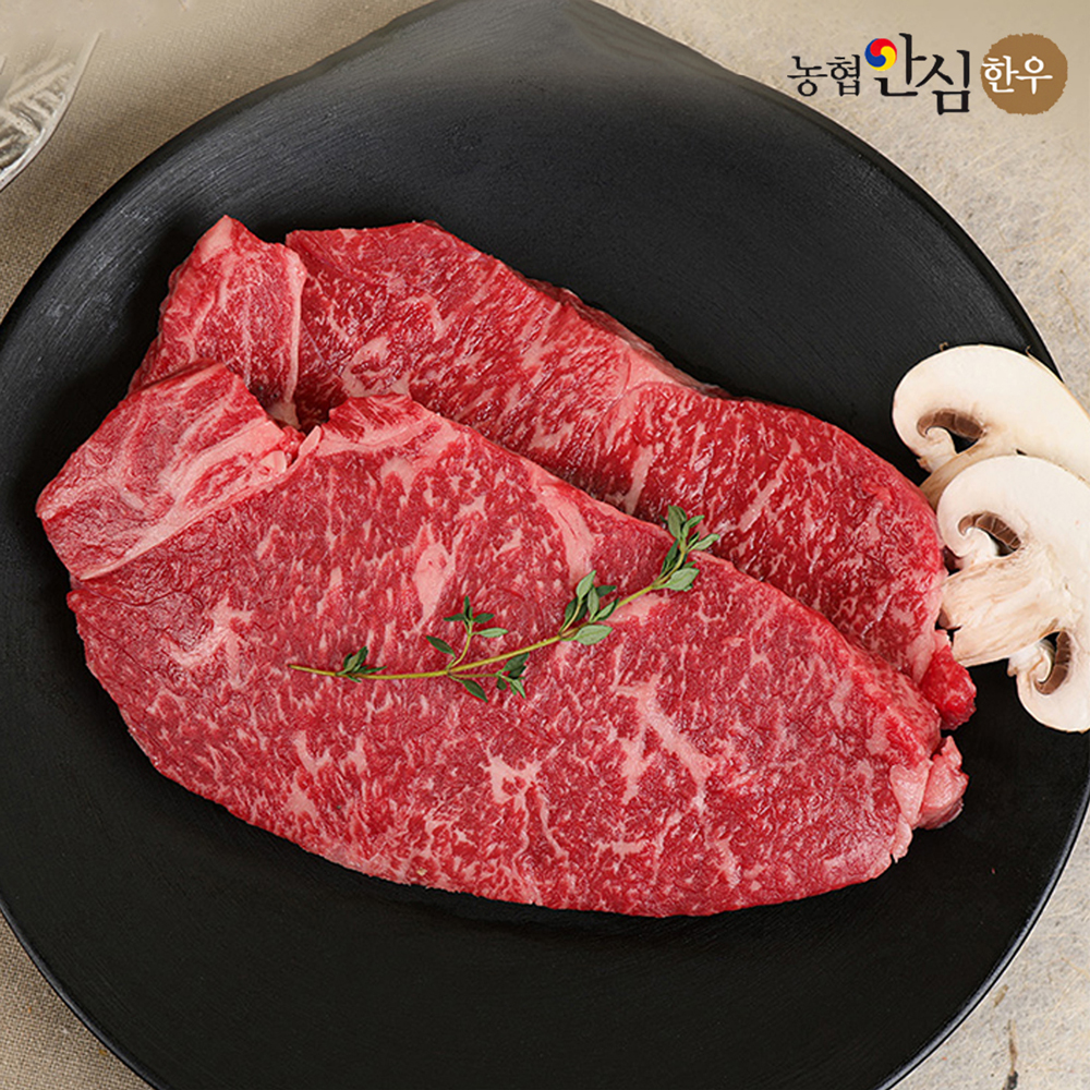 ★농축산특가★ [더프레시] 농협안심한우 1등급 채끝 500g