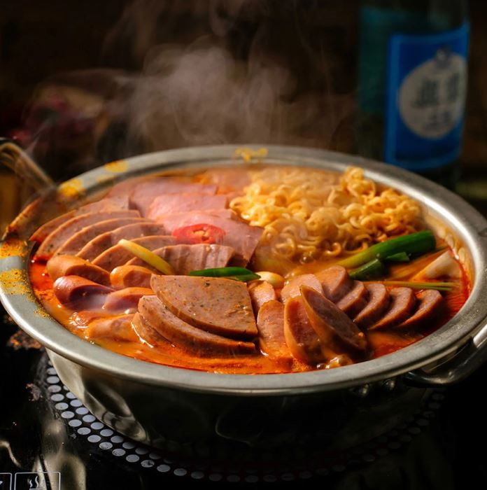 ★특가★ [아빠식당] 국내산 햄소시지 푸짐 부대찌개 600g 3팩