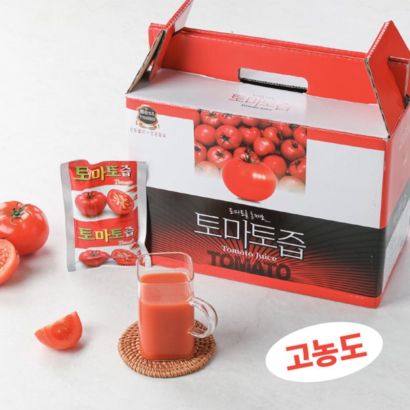 [부엌애] 통째로 갈아 만든 GAP 100% 토마토 즙 110ml(50포)