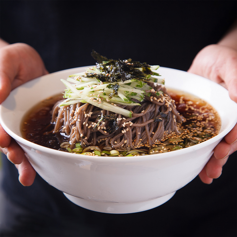 ★만원의행복★ 쫄깃탱글한 생면! 살얼음동동 시원한 생 메밀소바 비빔소바 6인분 세트