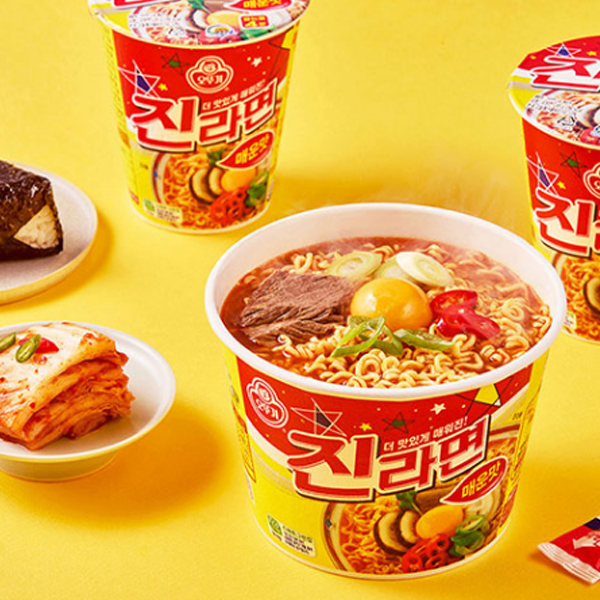 [오뚜기] 컵라면12입 진라면매운맛/진라면순한맛/순후추라면 매운맛/순후추라면 사골곰탕맛/참깨라면