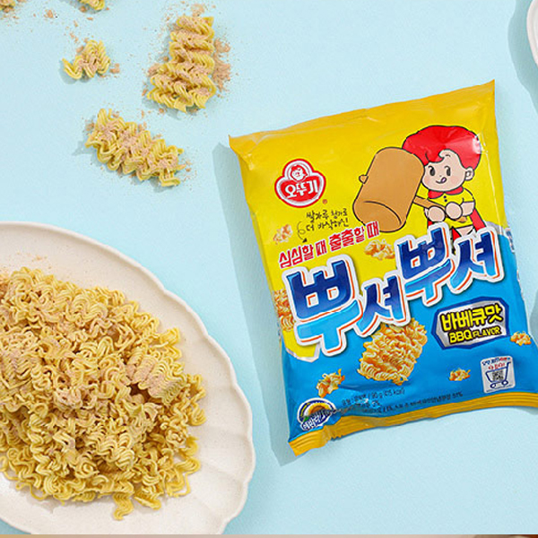 [오뚜기] 뿌셔뿌셔 5종 불고기맛/양념치킨맛/떡볶이맛/바베큐맛/버터구이 오징어맛
