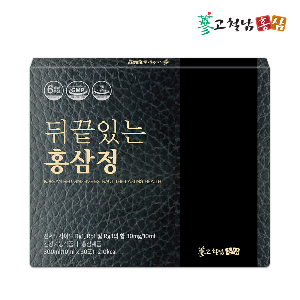 [고철남홍삼] [진세노사이드 30mg] 뒤끝있는 홍삼정 홍삼스틱 10mlx30포