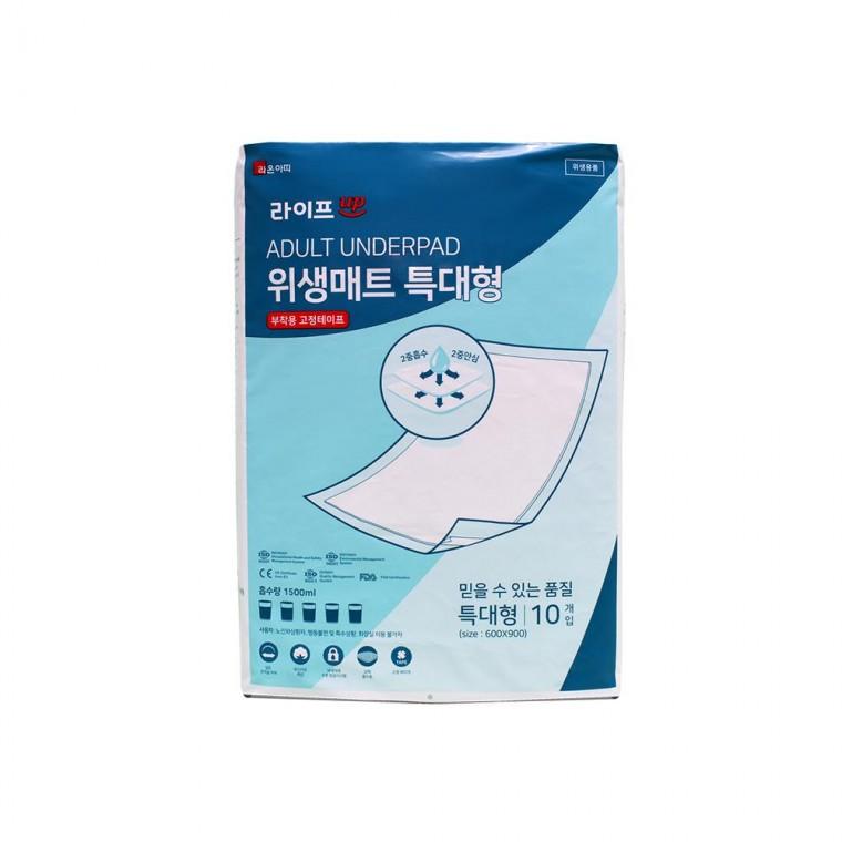 라이프업 위생깔개매트 특대형 와이드형 1팩 10매