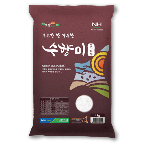 [25년_조암농협] 구수한 향이 가득한 수향미 4kg [골드퀸3호]
