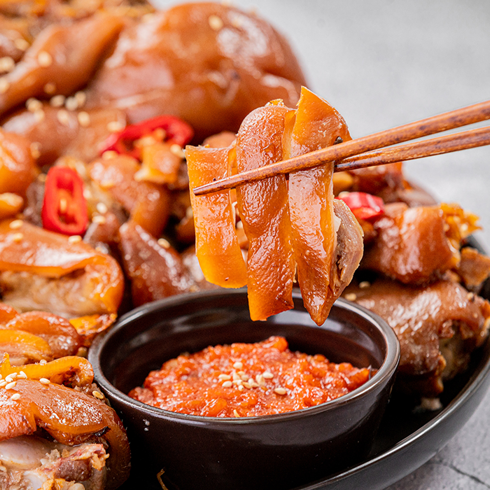 삼대가 쫄깃한 미니족발 국내산 900g 통족발 + 새우젓 증정