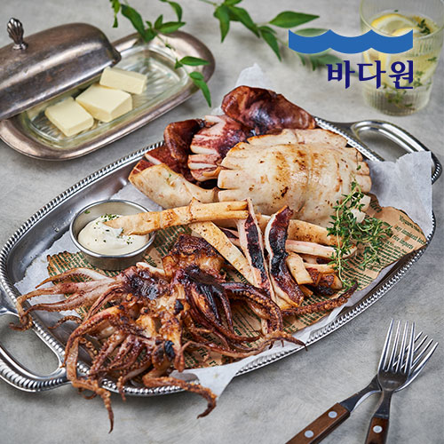 ★수산할인대전★ [바다원] 촉촉한 피데기 반건조오징어 5미 (400-475g)