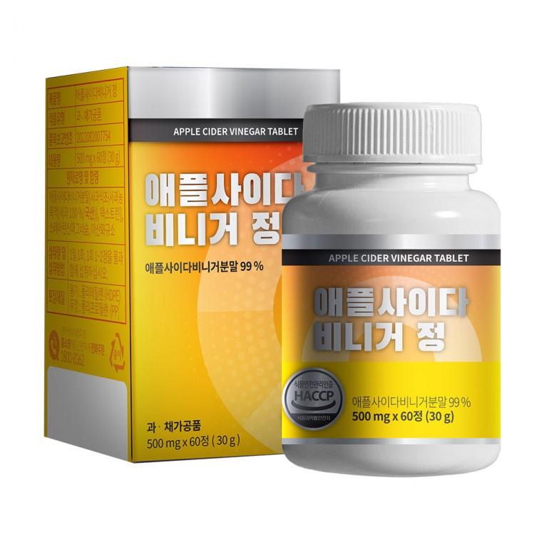 애플사이다비니거정 500mg x 60정