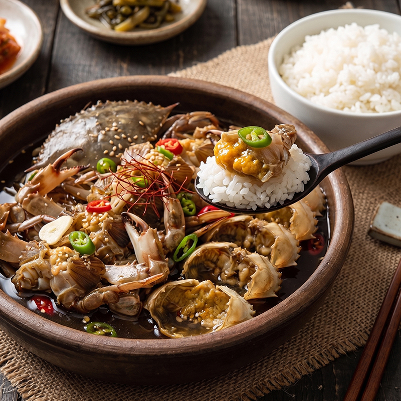[밥도둑] 정성담은 참맛 돌게장 1kg / 2kg