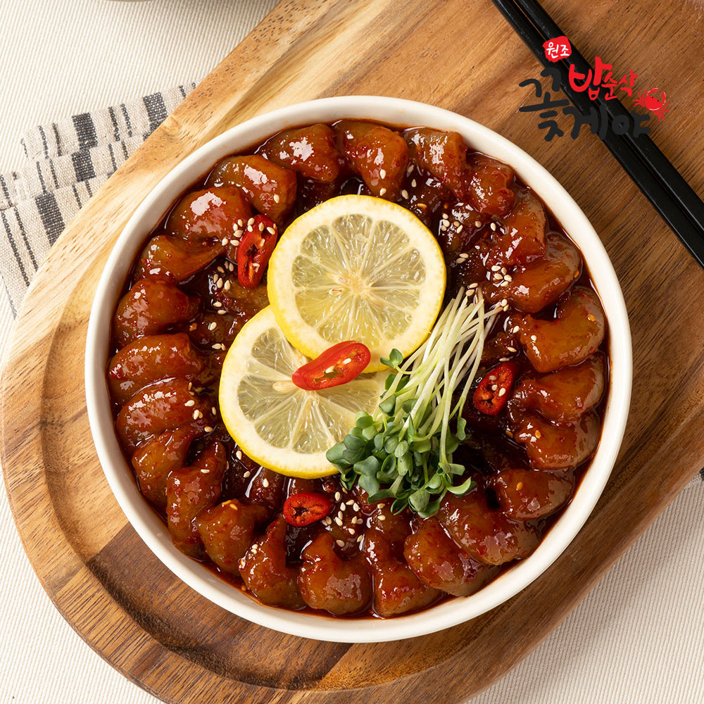 [솜이담이] 밥순삭꽃게야 밥도둑 순살 불지옥새우장 300g