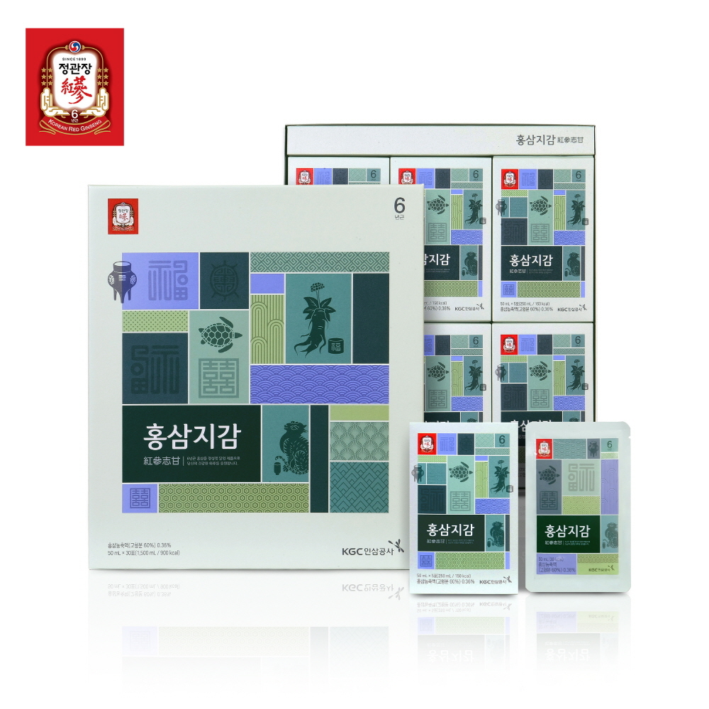 ★홍삼 NO.1★ [정관장] 홍삼지감 50ml*30포(신형)