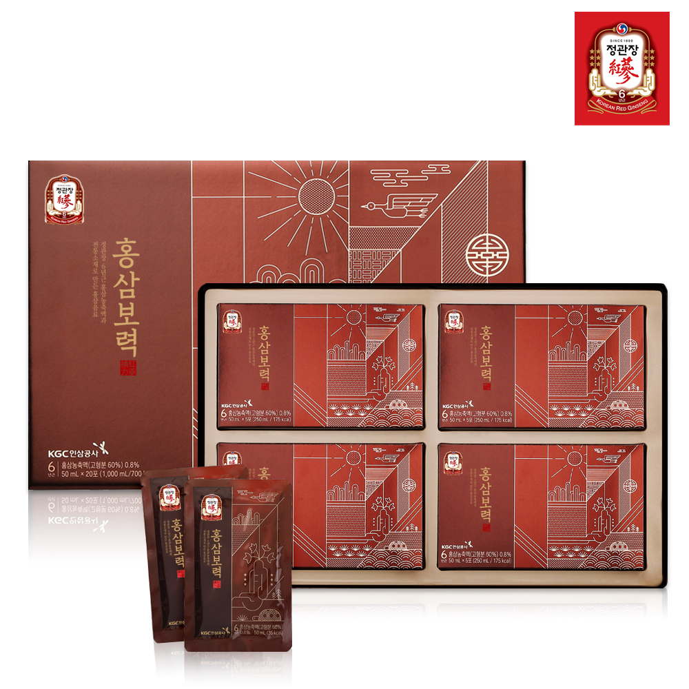★홍삼 NO.1★ [정관장] 홍삼보력 50ml*20포
