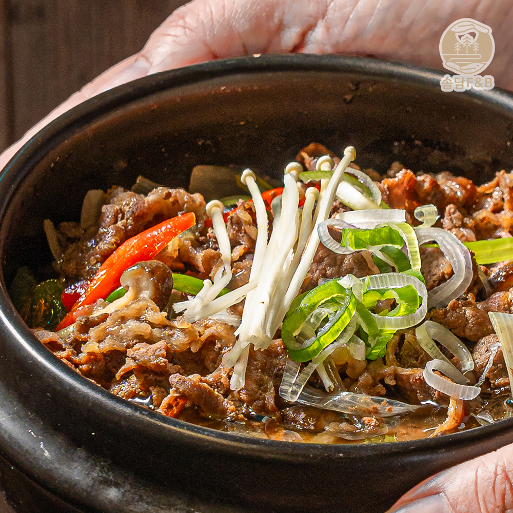 [솜이담이] 가마솥 뚝배기불고기 430g 2팩~5팩