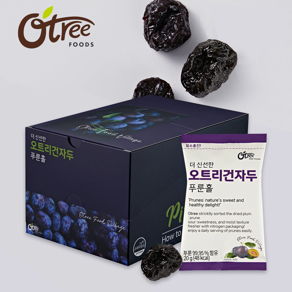 [오트리] 푸룬 99.95% 더 신선한 건자두 푸룬 홀 20g x 20봉