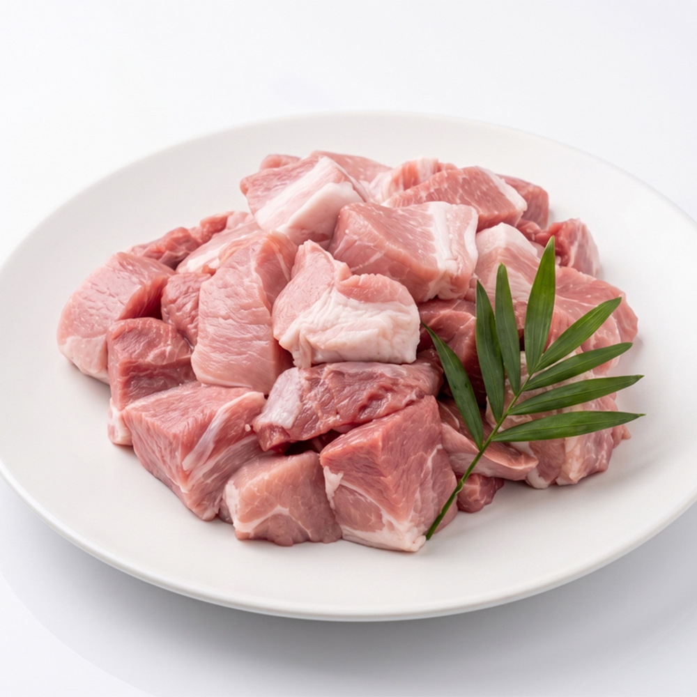 [HM] 보성녹돈 모둠 찌개용 혼합부위 500g