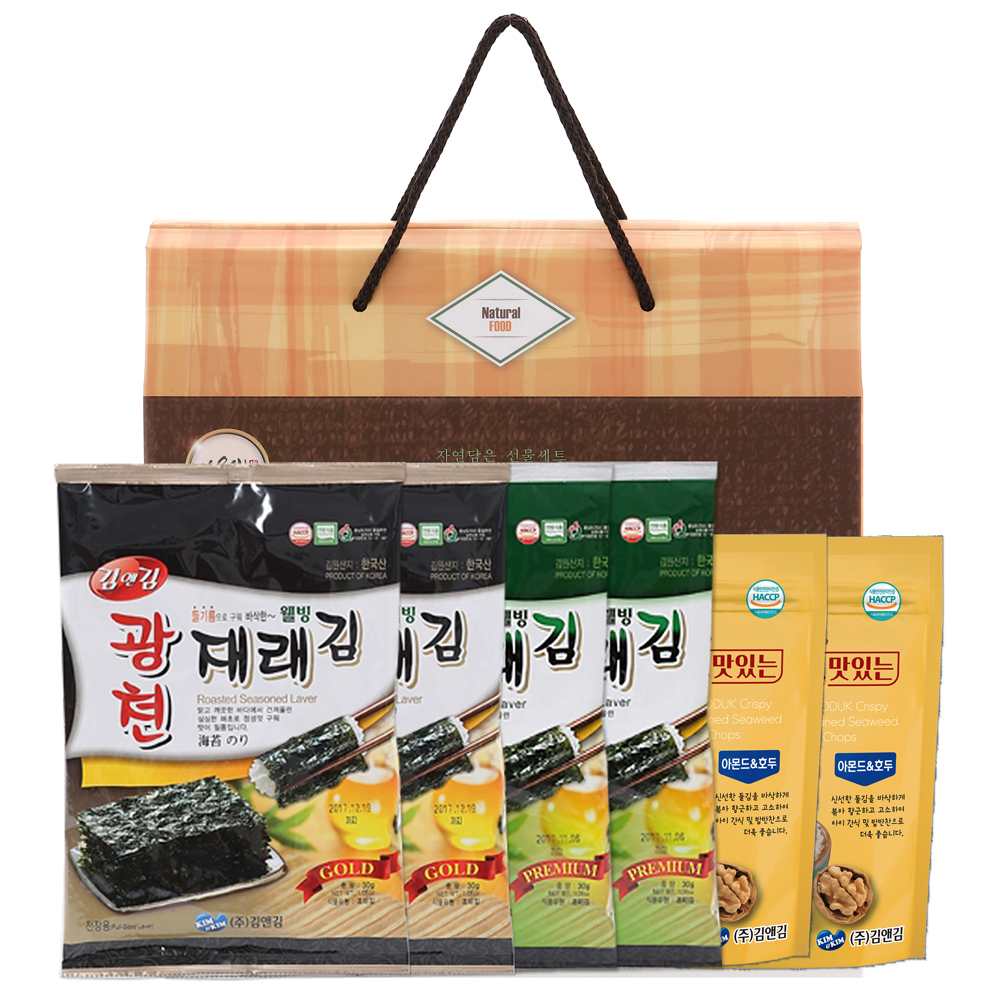 [가온애] 가득담아 광천김세트 실속2호 명절선물세트