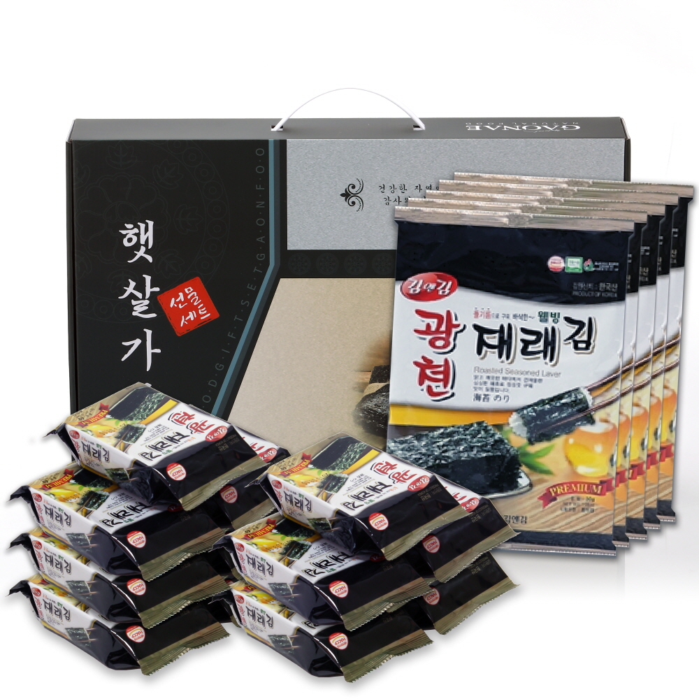 [가온애] 햇살가득 광천김세트 1호 명절선물세트