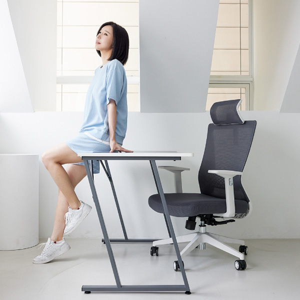 제닉스 ARENA POLAR DESK 1200 컴퓨터 게이밍책상 그레이