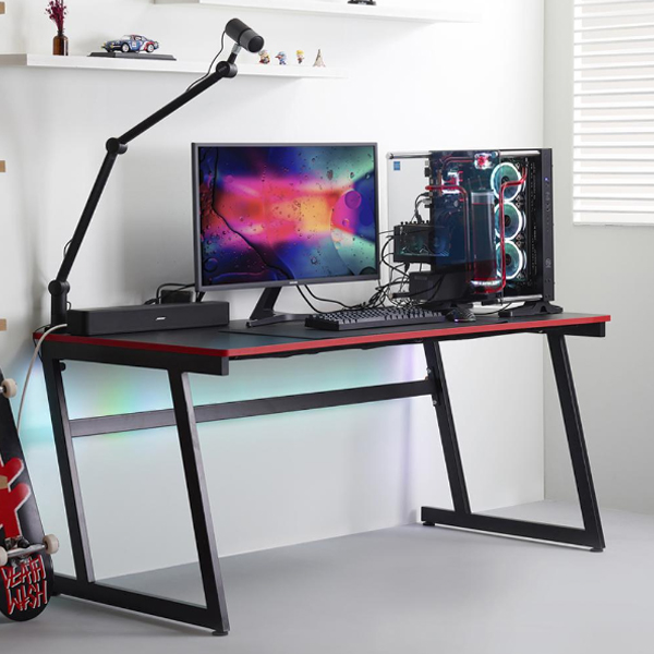 제닉스 ARENA-X ZERO DESK 1600 컴퓨터 게이밍책상 블랙