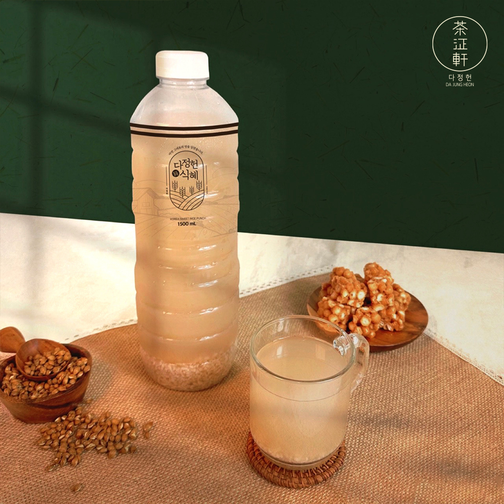 [다정헌] 국내산 프리미엄 수제 전통식혜 1500ml x 3병