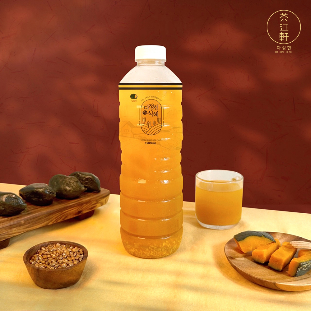 [다정헌] 국내산 프리미엄 수제 단호박식혜 1500ml x 3병