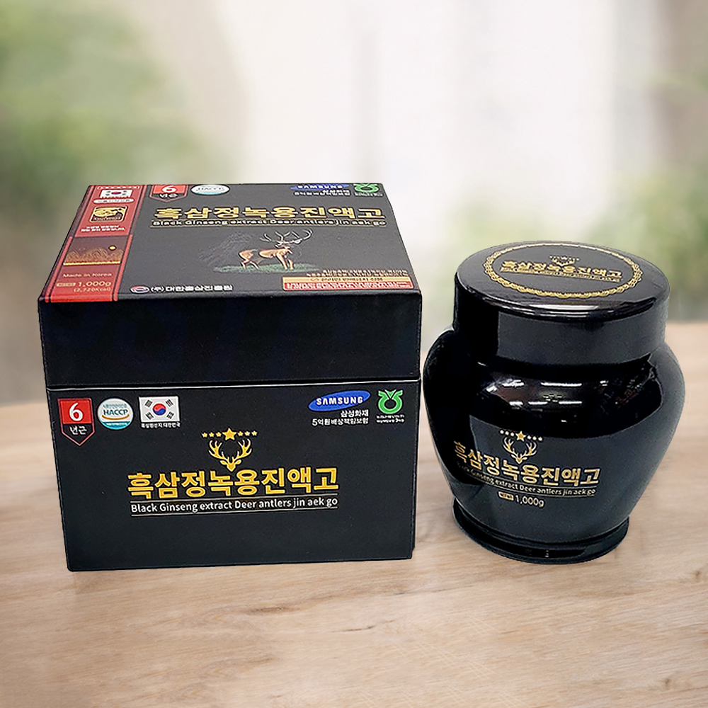 [고려6년근] 흑삼정 녹용 진액고 1000g