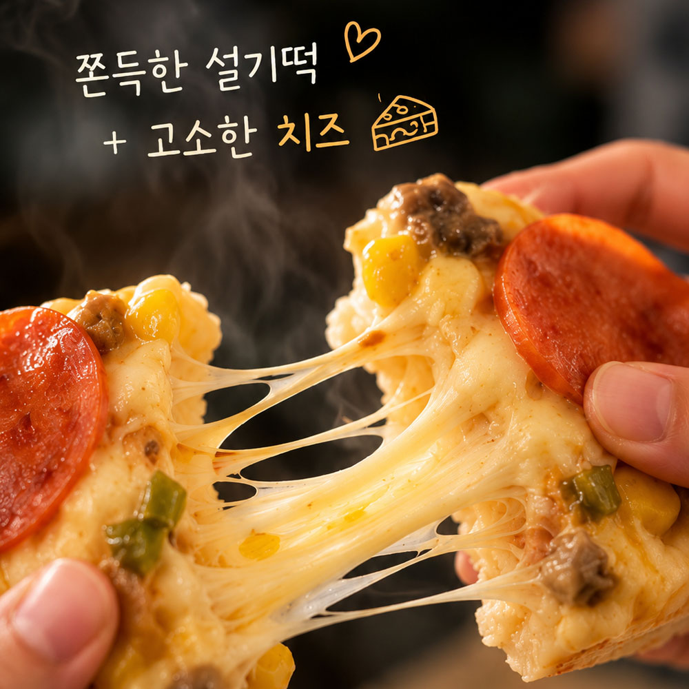 ★핫한 신상품★ [HN] 떡과 피자의 특별한 만남! 쫄깃한 피자설기 100g*8개입(총 800g)