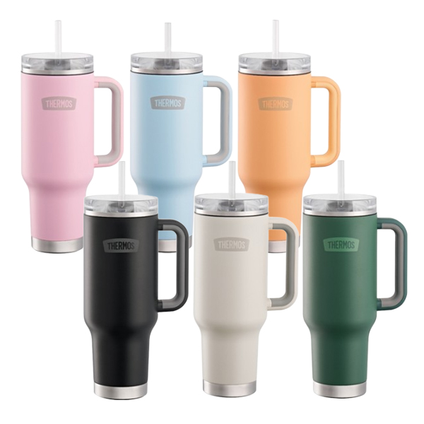 써모스 맥스포터블 대용량 손잡이 보냉 컵앤텀블러 1200ml TS-180K
