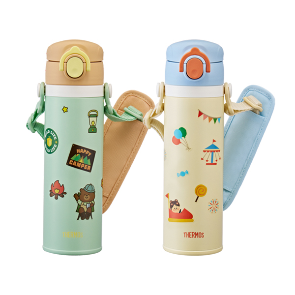 써모스 마이디자인 보틀 스트랩+원터치 시즌2 텀블러 500ml JOI-501K
